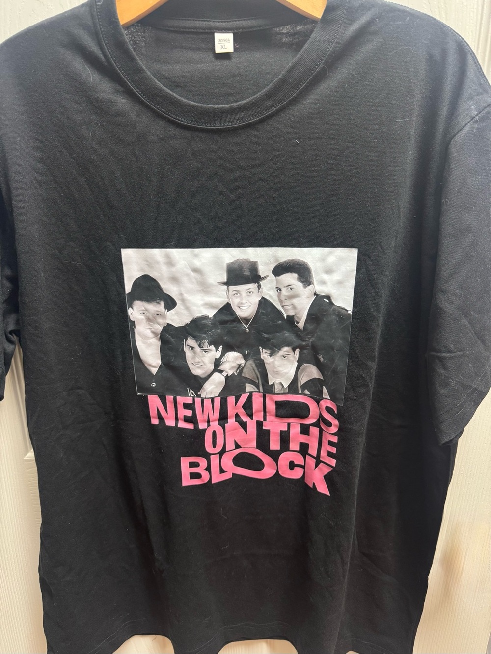 New Kids On The Block Black Graphic Tee Size XL
